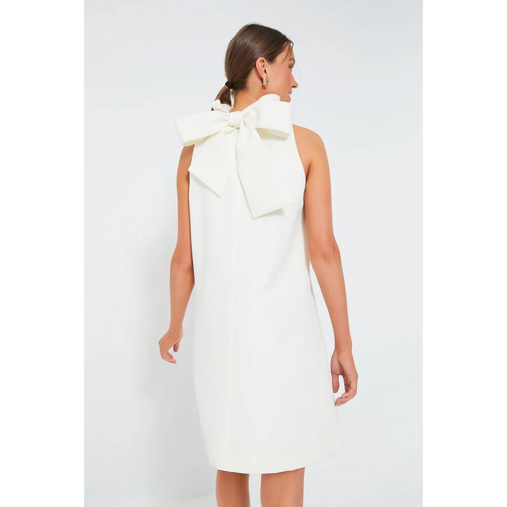 Tuckernuck White Ruffle-Neck Midi Dress - Picture 3 of 9